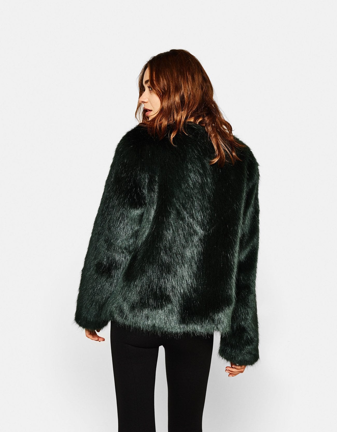 Short Faux Fur Coat - Imagem 5